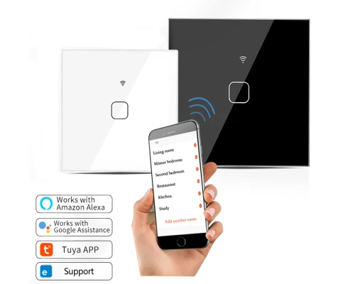 Сенсорный WI-FI выключатель SK-W801-01-EU - 1 клавиша